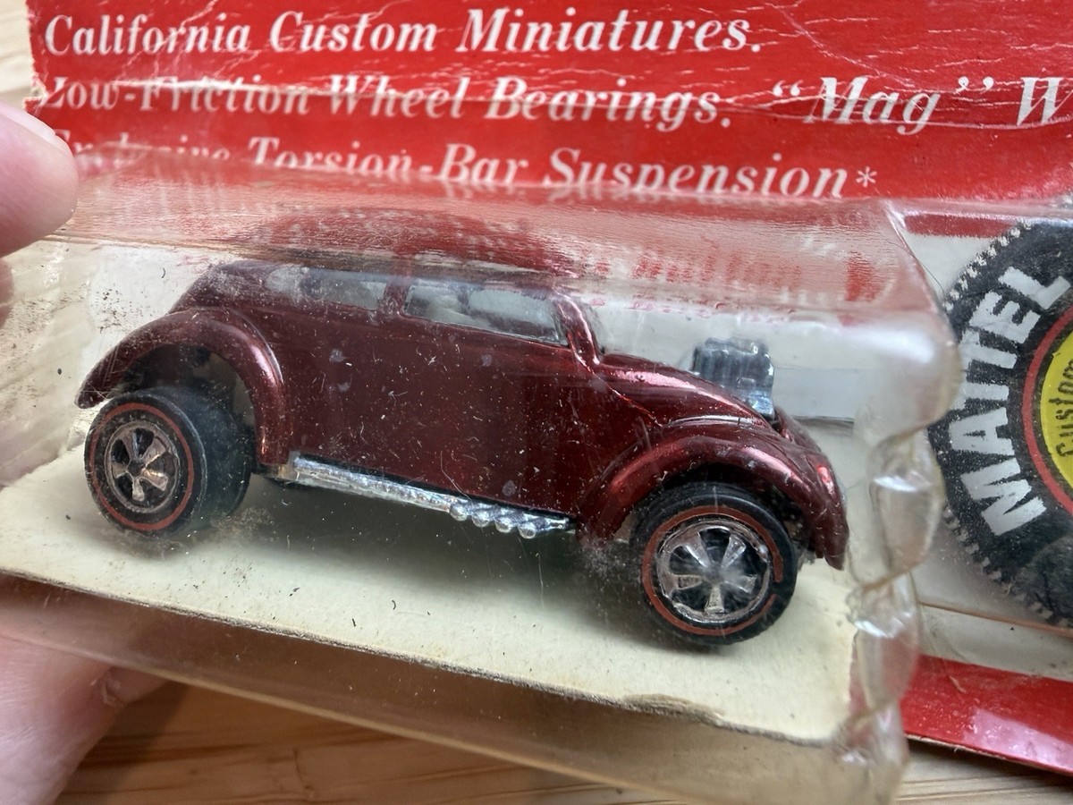 1968 Hot Wheels Custom Volkswagen Redline Spectraflame Red