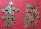 1893 1894 Indian Head One 1c Cent Lot Of 37 Coins