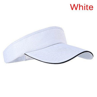 Adjustable Unisex Plain Sun Visor Sport Golf Tennis Breathable Caps Hat Fasha