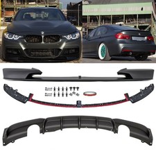 335i SET Frontspoiler + Diffusor Sport-Performance passt f�r BMW F30 F31 M-Paket