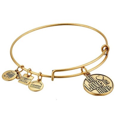 Alex and Ani My Love is Alive Bangle Rafaelian Gold New With Tags