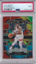 2023-24 Panini Select - Concourse RJ Barrett #1 Tie-Dye Prizm /25 PSA 9