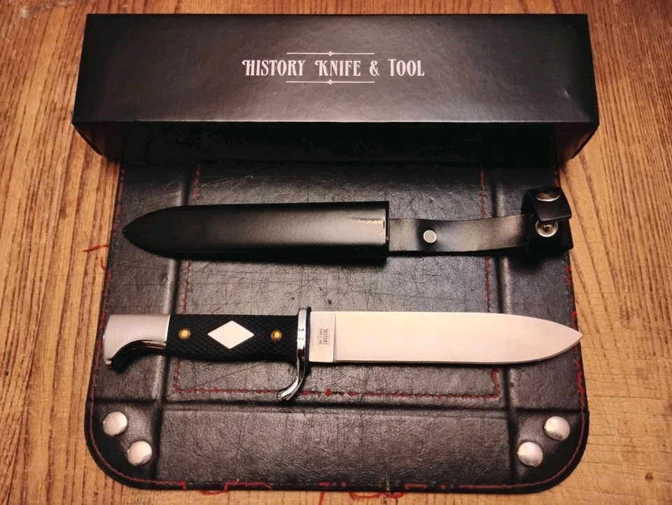 Boker  Plus History Knife & Tool German Scout Knife 5.5" Stainless Steel Blade - Image 3 of 3