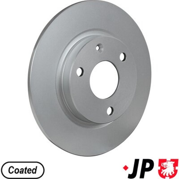 2X Bremsscheibe JP JP Group 4163100400 FüR 106 Peugeot CitroËN 1C 1A AX S1 Saxo-image