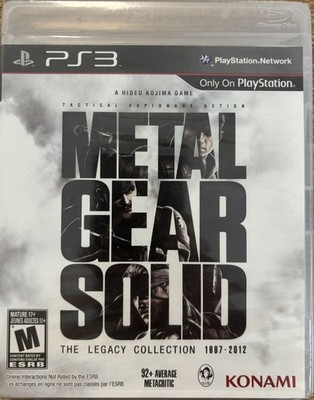Metal Gear Solid - The Legacy Collection 1987-2012 - PS3 - Factory Sealed