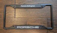 Porsche Bellingham Wa Metal Dealer License Plate Frame Rare