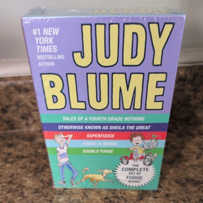 Judy Blume's Fudge Box Set The Complete Set of Fudge Books 1972 SEALED NEW NOS