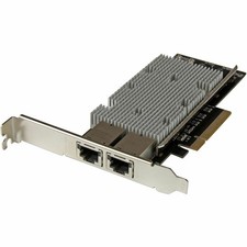 StarTech 2-Port PCIe 10GBase-T Ethernet Network Card w/ Intel X540 Chip