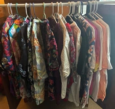 Vintage Jams World, Tommy Bahama, Paradise Found…. Mens XL Hawaiian Shirts Lot