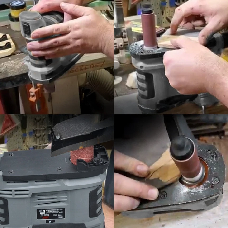 650W Electric Handheld Woodworking Arc Sander Oscillating Spindle Sander 220V UK - Image 3 of 4