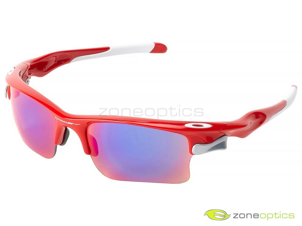 Oakley Fast Jacket XL Sunglasses OO9156-16 Infrared/+Red