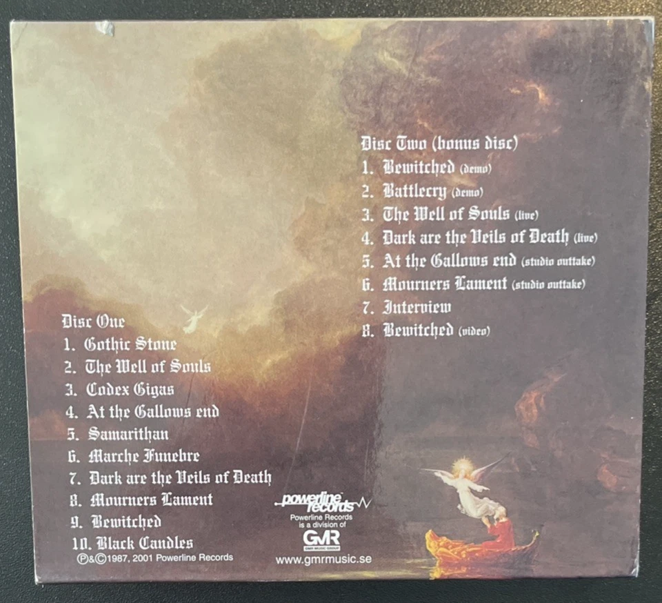 CANDLEMASS NIGHTFALL 2CD SLIPCASE BONUS CD W/ VIDEO IMPORT PLRCD003 NEAR MINT Foto 2 de 4