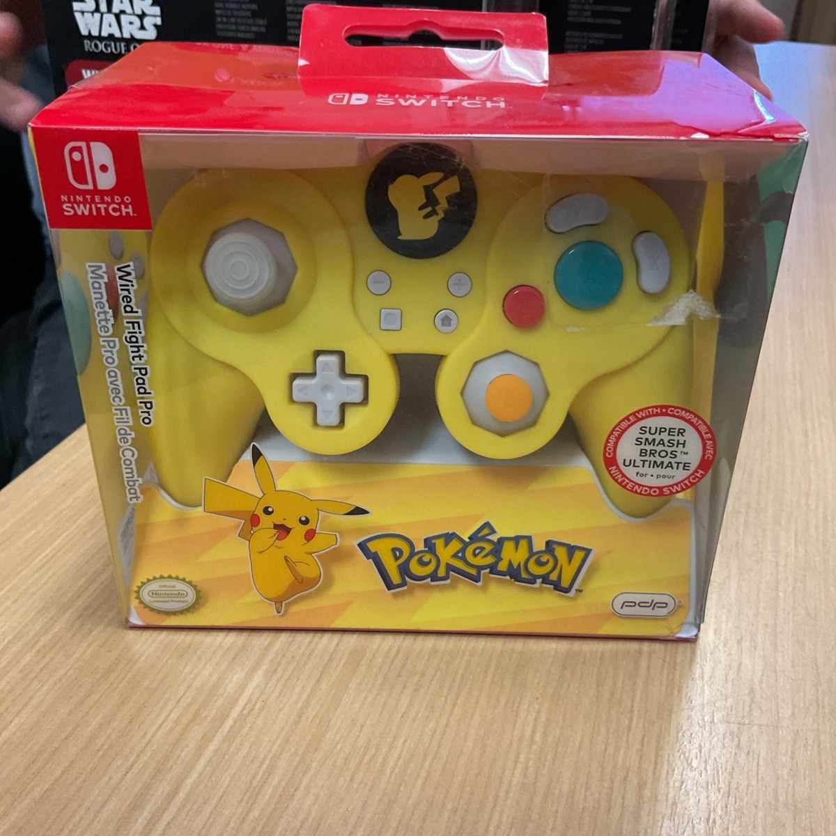 Nintendo Switch Pokémon Wired Controller Pikachu Fight Pad Pro