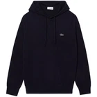 LACOSTE Mens Navy Blue Pullover Hooded Cashmere Blend Hoodie Size XXL BNWT