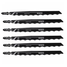 Bosch 6 Pack of 6 Inch Edge for Soft Materials Jig Saw Blades - T313AW3-2PK