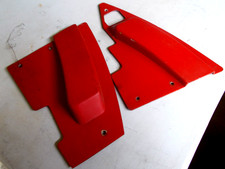 1963-1967 Chevy Corvette C2 Console Radio Side Panels Used Gm Rh Lh Red Oem Vtg 1963-1967 Chevy Corvette C2 Console Radio Side Panels Used Gm Rh Lh Red Oem Vtg