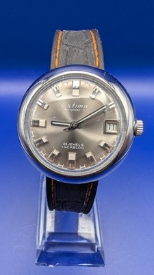 Vintage Estima Automatic Herrenuhr - UFO Design - 25 Jewels - Incabloc - TOP!!!