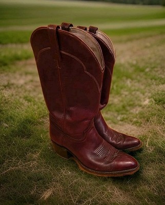 Vintage Dan Post Cowboy Western Leather Men display picture 3