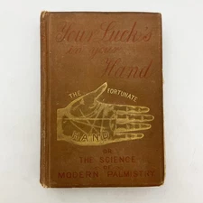 Your Luck's in Your Hand Modern Palmistry AR Craig Hardcover Book 1884 Occult