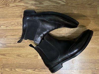 Men Brunello Cucinelli Boots Brown Leather 41.5