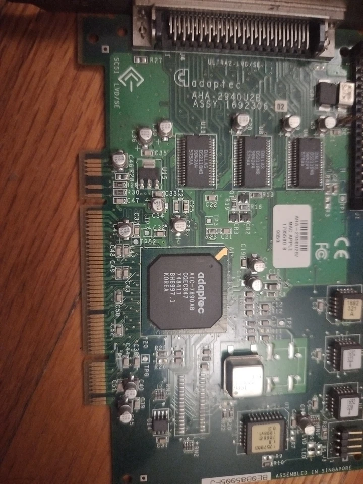 Vintage ADAPTEC AHA-2940U2B Mac Apple PCI Ultra Controller Card - Tested - Image 2 of 4