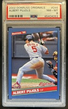 2002 Donruss Originals Albert Pujols #246 Cardinals PSA 8