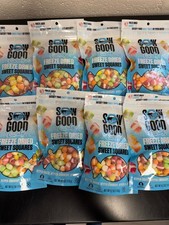 Lote a granel de 8 bocados cuadrados dulces liofilizados buenos 4,2 oz BB 27/07