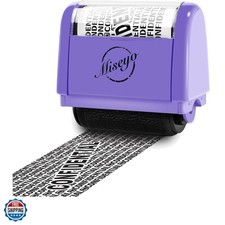Wide Roller Stamp Identity Theft Stamp 1.5 Inch Perfect for Privacy Protectio...