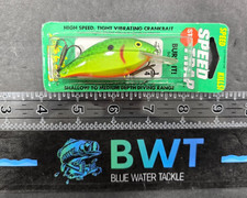 Pre-Rapala Luhr Jensen 1/4oz Speed Trap Vintage NIB Chart Shad Crystal
