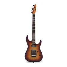 ESP USA M2 FR Flamed Maple Electric Guitar SATIN SD1 (BH Lime Burst)