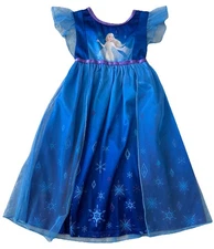 Frozen Else Nightgown Size 2T Disney Girls Blue Costume Dress Princess Frozen 2