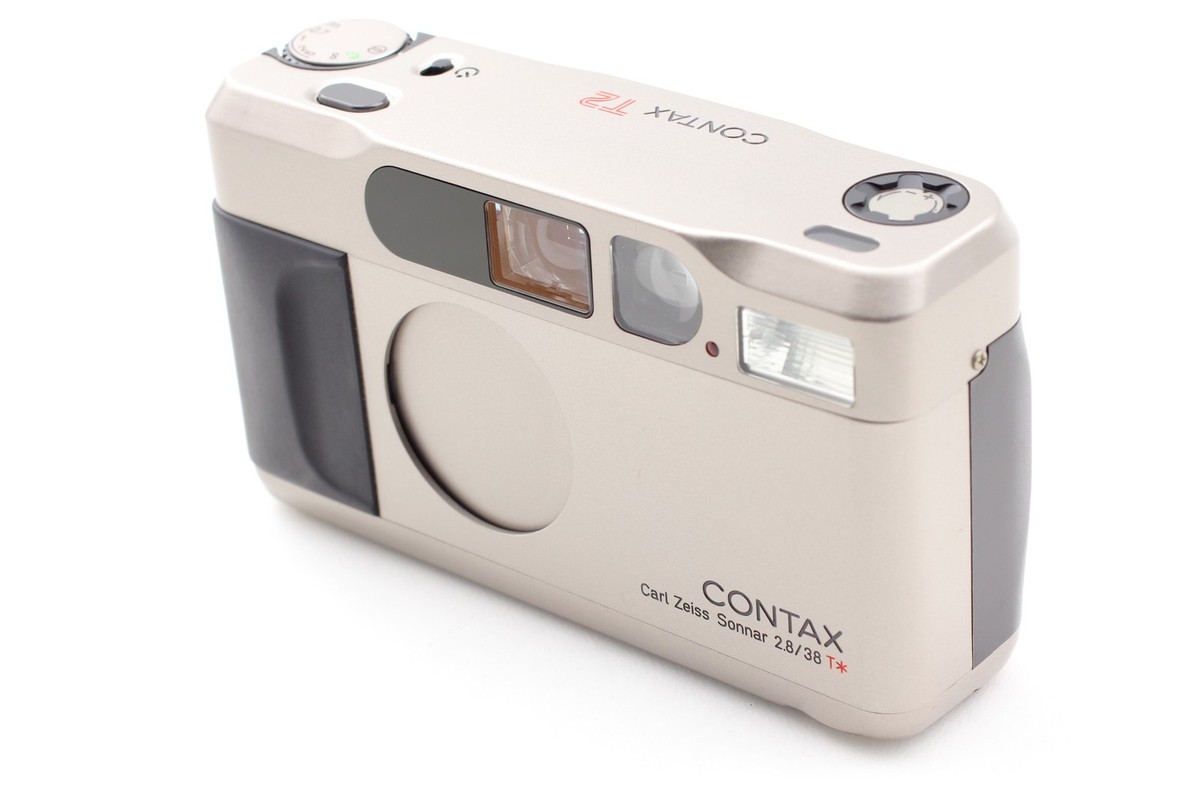 All Works [Top MINT / Case] Contax T2 D Titan Silver 35mm Film