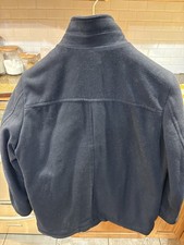 3/4 Wool Topcoat NAVY BLUE. PERFECT TOP COAT TO BE WARM THIS FALL OR WINER