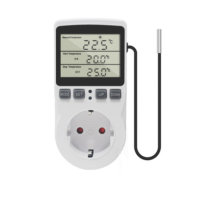 KETOTEK Temperaturkontroller Plug mit Sensor Digital Thermostat Timer