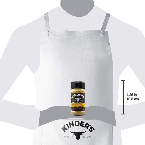 Kinders Cracked Pepper Lemon Seasoning 3.5 Ounce USDA Organic Non GMO - Picture 8 of 8