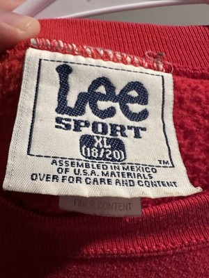 Vintage 90s Lee Sports Nebraska Huskers Embroidered Crewneck Youth 