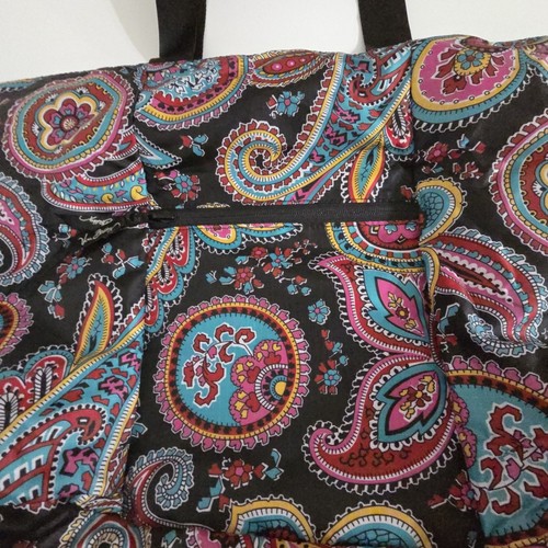Vera Bradley große Reisetasche Nylon mehrfarbig Reißverschluss Paisley - Bild 11 von 24