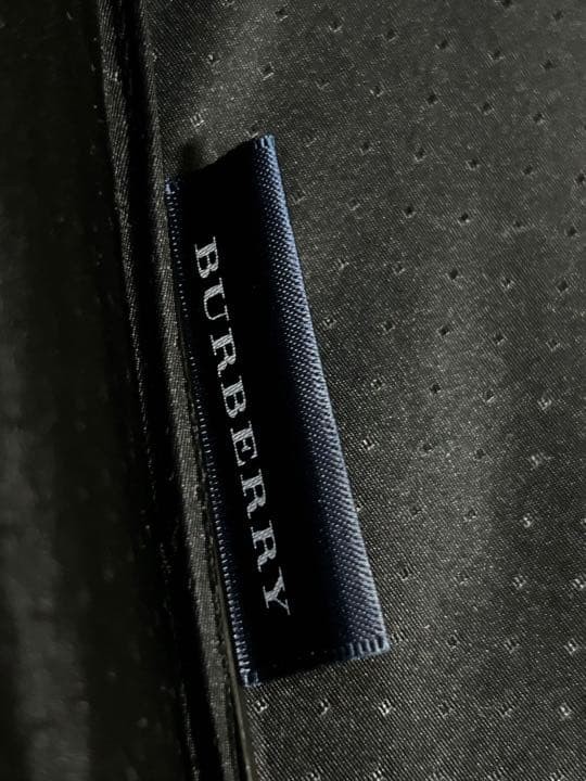 BURBERRY Foldable Umbrella Dot Pattern Black Beig… - image 4