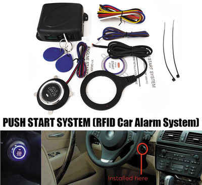 Car Ignition Switch Engine Start Push Button Keyless Entry Starter Kit Universal