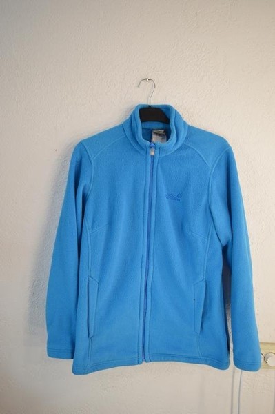 Men Jack Wolfskin Jacket Navy Polyester 40 /L / 48 #9EC1