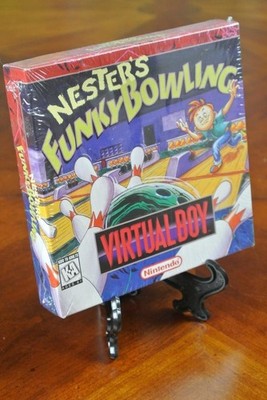 SEALED Virtual Boy 3D VB Game NESTER'S FUNKY BOWLING Red Label USA version