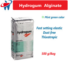 Dental HYDROGUM VPS Alginate, Mint, Fast Set, 500g Bag, C302025, ZHERMACK, USA