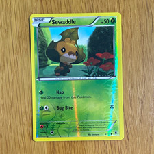 Sewaddle 5/119 Common Phantom Forces Reverse Holo Pokémon TCG Card 2014