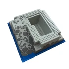 LEGO Baseplate Raised 2552px3 6273 Vintage 6276 6277 Eldorado Fortress