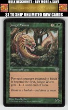 Magic_the_gathering Mirage # Jungle Wurm