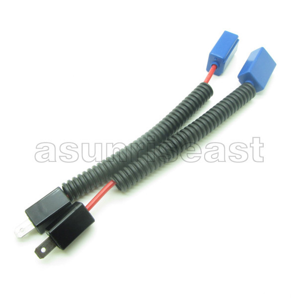 2 x H1 Male to H1 Female Socket Converter Cable Harness Connector Adapter