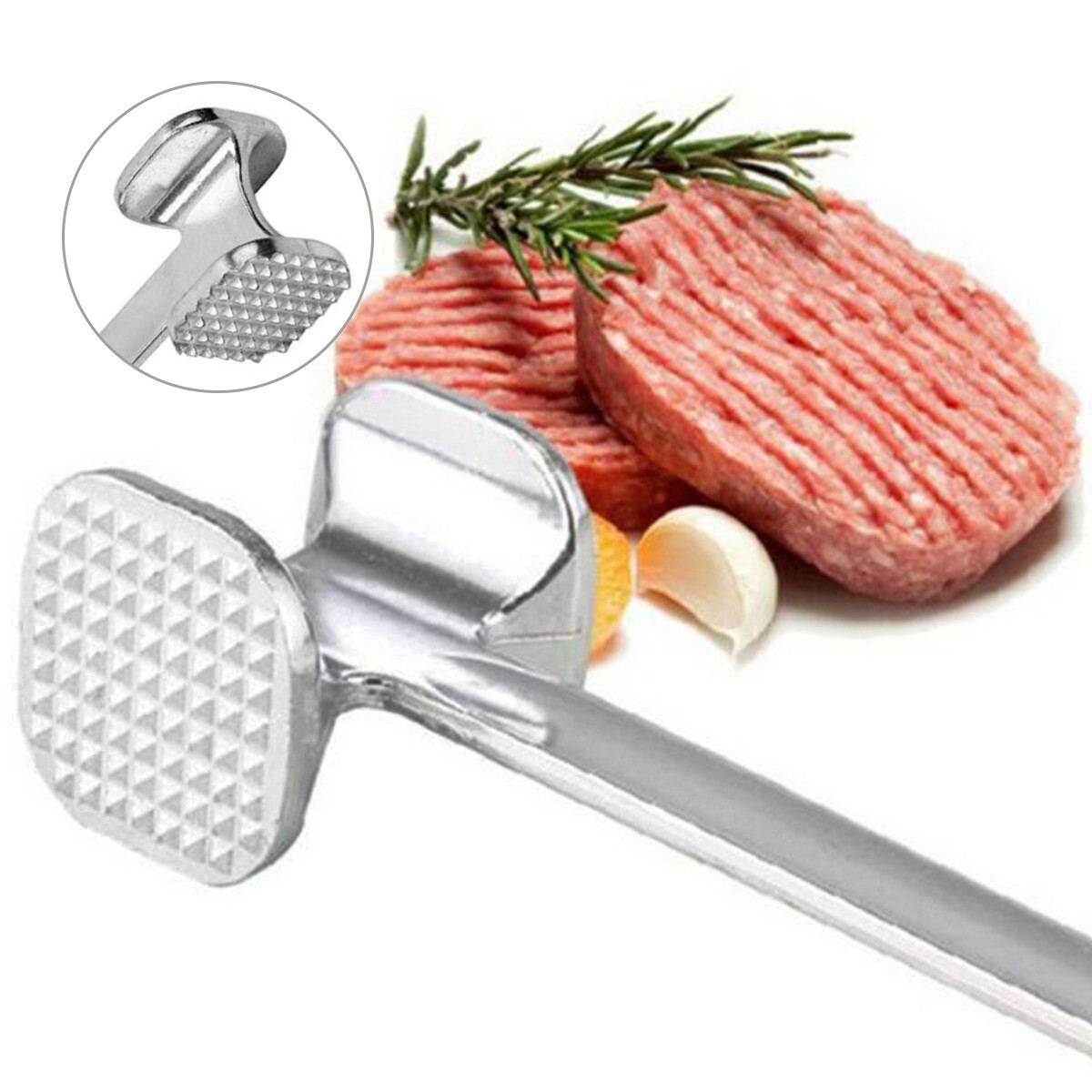 Doppelseitig Fleischklopfer Fleischhammer Küchenhelfer Steakhammer Küche