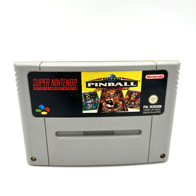 SNES - Super Pinball Super Nintendo - Spiel Getestet PAL/NOE