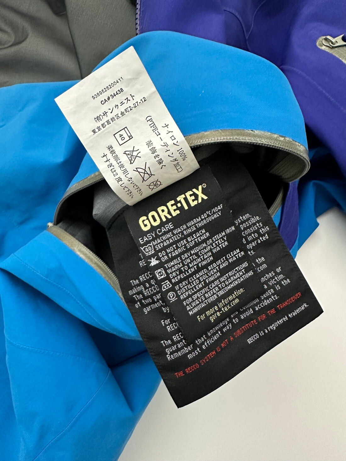 ARC'TERYX Arc’teryx Rush Giacca Supernova Blu Uomo L Large Gore Tex Pro RECCO