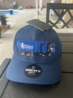Side Load Republic Services Truck Embroidered Hat